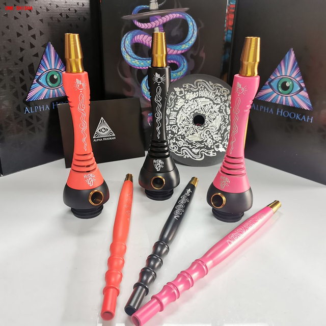  Premium Alpha Hookah High Quality Original Alpha S SHISHA Factory Customized Alpha Hookah Stainless Steel Gift Box