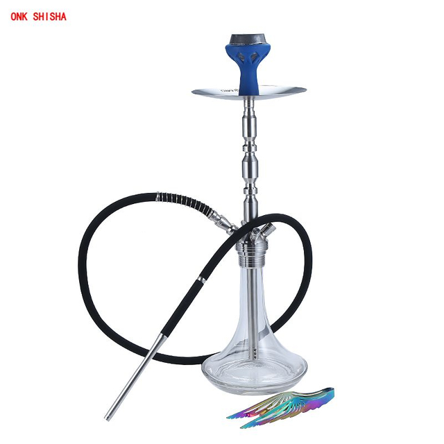 MIG 3.0 Wholesale High Quality German Hookah Sheesha Glass And Stainless Steel Hookah Arguile Glass Hookah Shisha