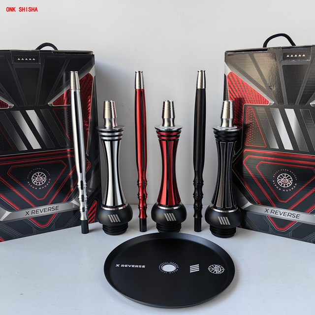 Alpha Hukka Gift Box ALPHA HOOKAH MODEL X REVERSE Hookah Gift Box Packaging Russian Alpha Hookah Model X
