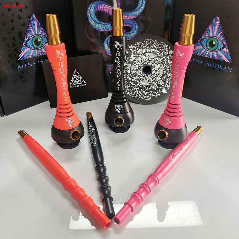  Premium Alpha Hookah High Quality Original Alpha S SHISHA Factory Customized Alpha Hookah Stainless Steel Gift Box