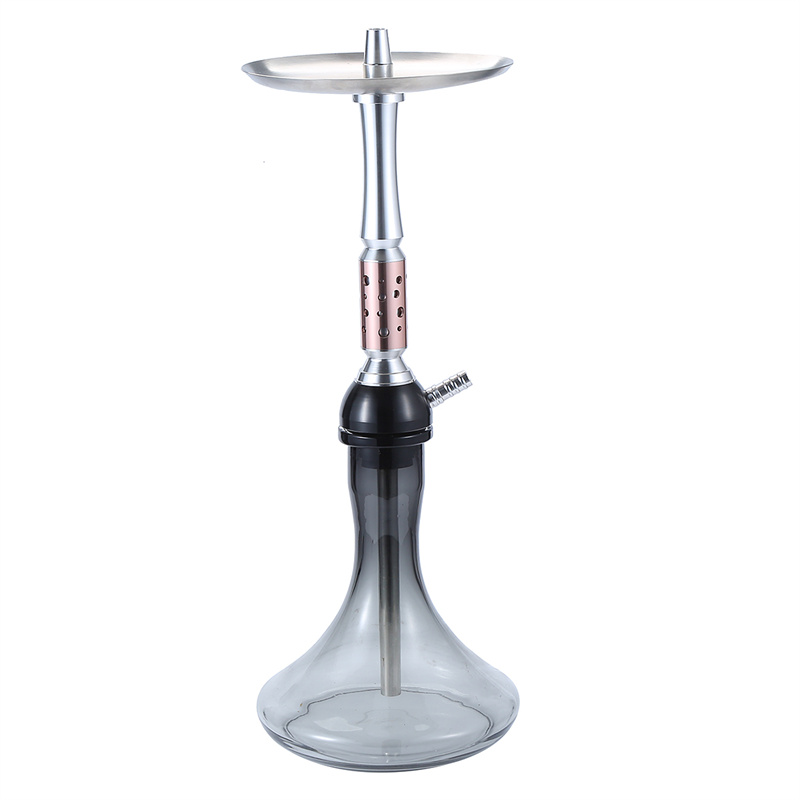 Large Hookah Set 1 Hose Premium Glass Hookah Kit with Shisha Accessories