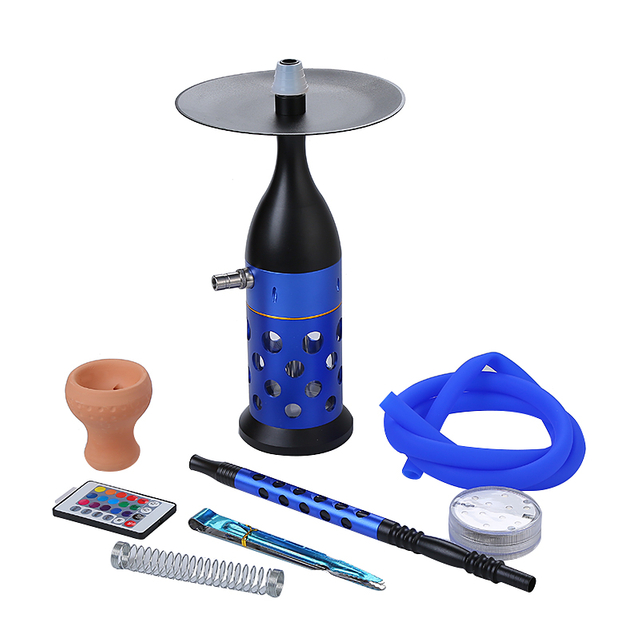 New Design Portable Metal Baseball Hookah Set with Accessories