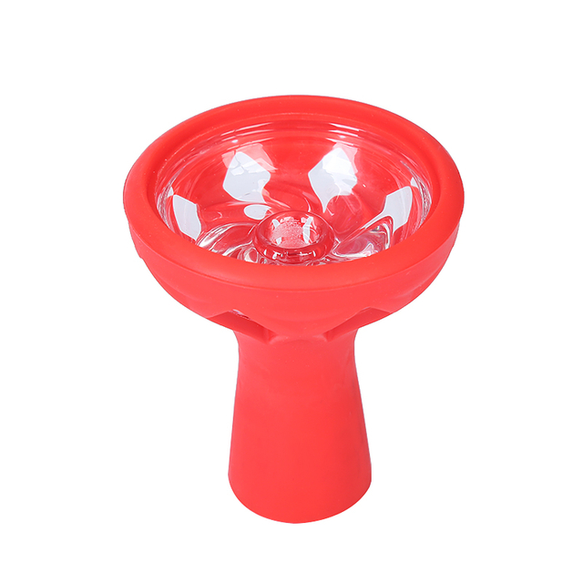 Silicone Hookah Bowl with Stainless Steel Charcoal Holder Heat Management