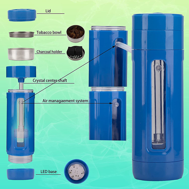 Wholesale Car Chicha Custom Hookah Durable Sheesha Hookah Electric