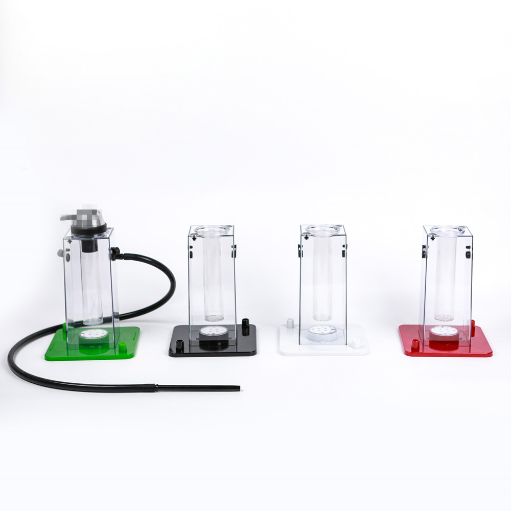 Square E Hookah Acrylic Electronic Square Head Hookah with LED Light