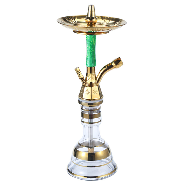 New Design Luxury Zinc Aluminium Alloy Resin Travel Hookah Shisha Egypt Hookah