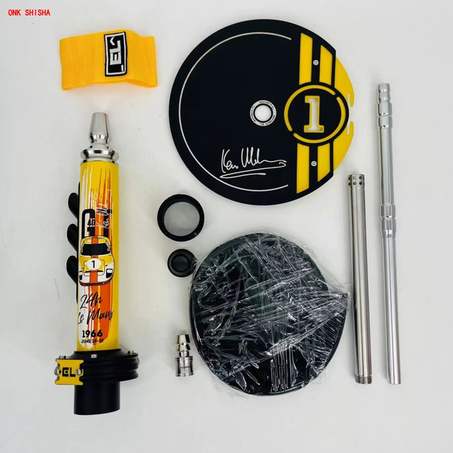 El Bomber Shisha GT 24 Hours El Bomber 24 Hours Hookah Gift Box Aluminum Design Shisha El Bomber 24 Hours One Pipe Shisha Gift Box