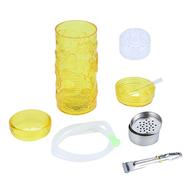Portable Acrylic Hookah Cup Dragon Shisha 