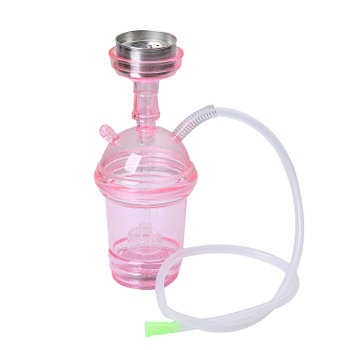 Acrylic Portable Car Hookah Shisha LED Hookah Mini Cup Hookah