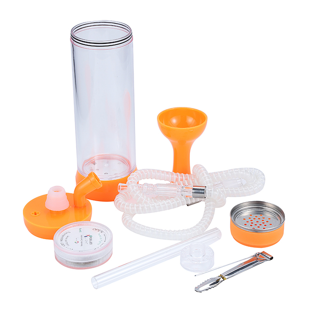 Luxury Style Easy To Carry Cup Style Leisure Hookah with LED Light