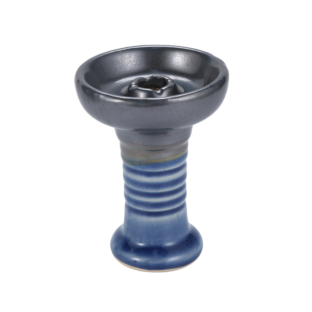 Clay Hookah Bowl Phunnel Shisha Bowl with Glaze Great for Dark Leaf Black Shisha Flavors