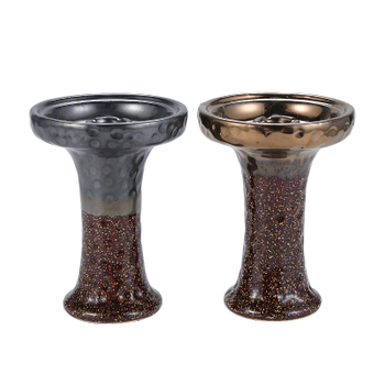 Glazed Ceramic Hookah Bowl Handmade Phunnel