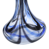 Glass Hookah Complete Set with Everything Stainless Steel Shisha Down Stem