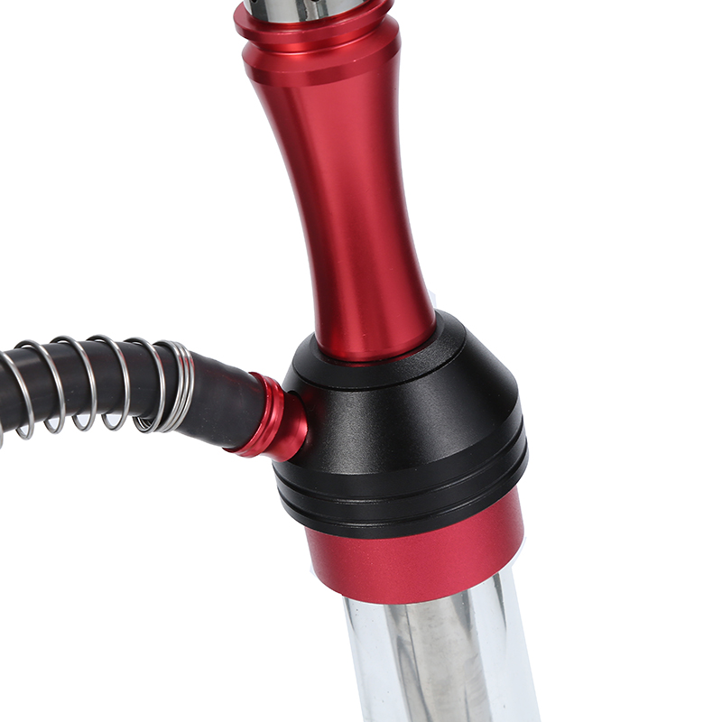 Aluminum Alloy Shisha Set with Silicone Pipe Hose Flavour Smoking Hookah Set