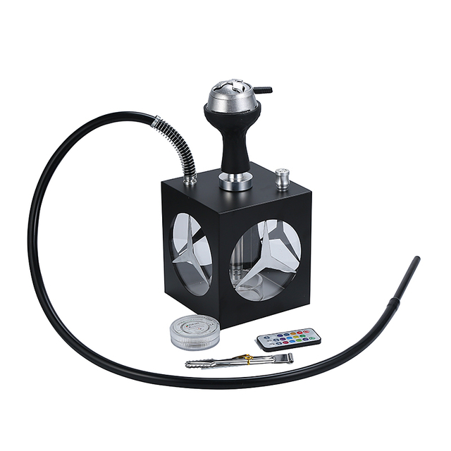 Cube Arabian Hookah High-end Fashion Party Travel Shisha Bar Full Set