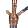 Glass Hookah Complete Set with Everything Stainless Steel Shisha Down Stem