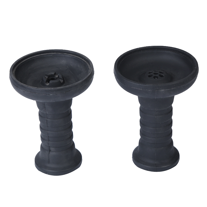 Hookah Bowl Silicone 1 Hole Phunnel Bowl Perfect with Charcoal Holder Black Shisha Bowl