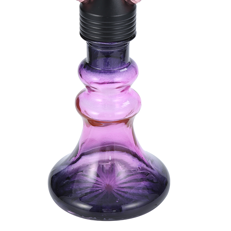 Portable Hookah Set with Everything Acrylic Hookah To Go Charcoal Holder Heat Management Device 