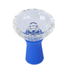 Glass Silicone Hookah Bowl Deep Extra Large Medium Beautiful Crystal Hookah