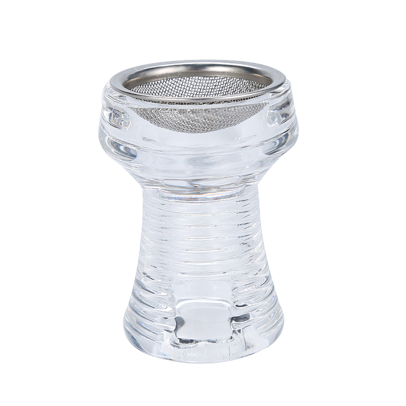 Crystal Glass Shisha Bowl Hookah Accessories Stainless Steel Mesh Screen Suitable for Charcoal Holder Heat Management 