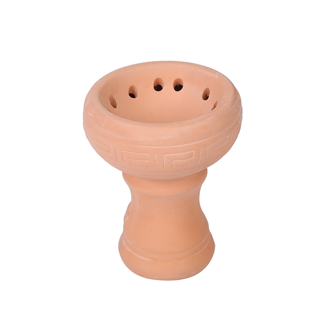 Hookah Bowl Red Clay Ceramic Shisha Pipe Nargile Tobacco Accessories