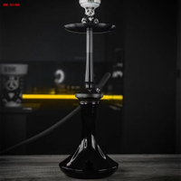 VYRO Hookah Shisha VYRO NOIR Carbon Fiber Sheesha Chicha Luxury Stainless Steel Hookah NOIR Shisha Gift Box