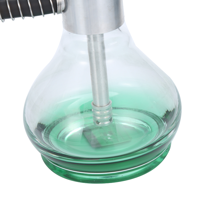 Small Portable Hookah Travel Glass Shisha Cup Silicone Hose Carrying Bag