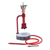 Rocket Aluminum Acrylic Water Pipe Smoking Portable Hookah With LED Light