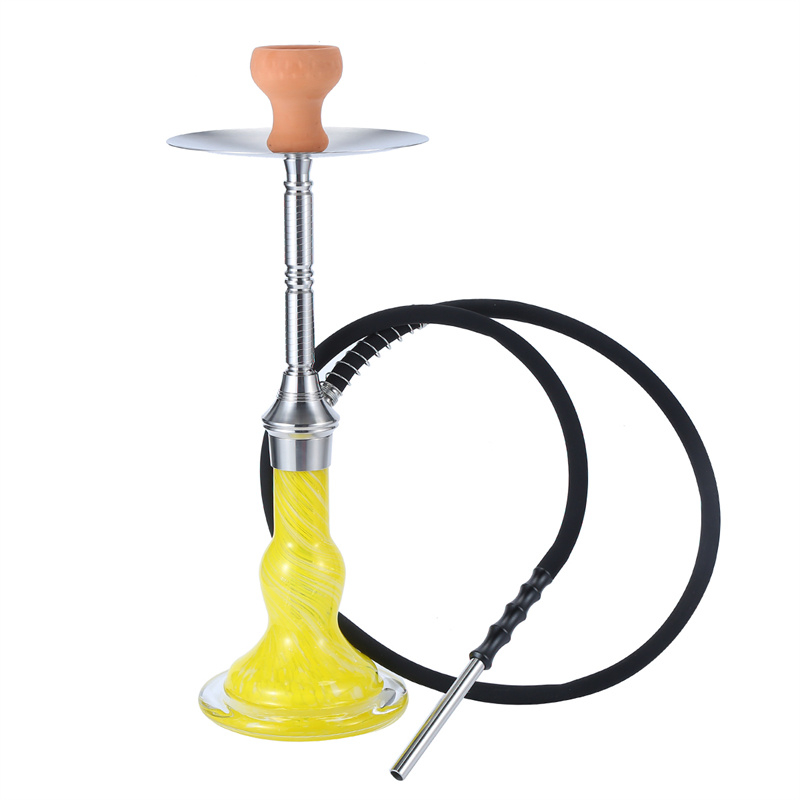 Durable And Portable Hookah Set with Everything Excellent Travel Hookah Kit with Glass Bowl
