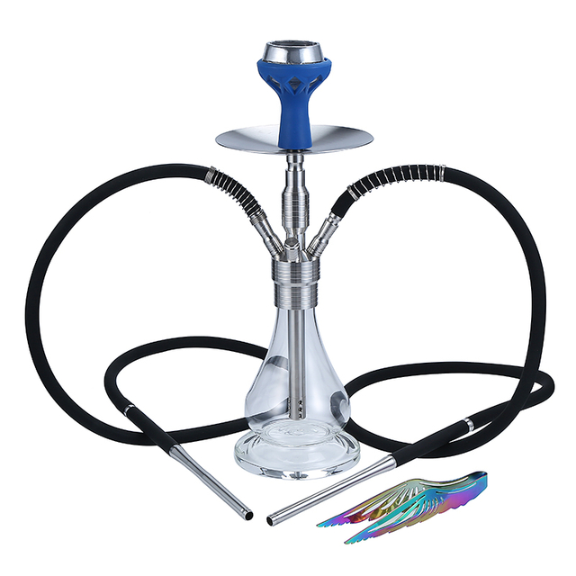 MIG Stainless Steel Hookah 2 Hose Germany Shisha Huka
