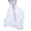 Silver Aluminum Hookah with Skull Base