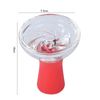 Glass Silicone Hookah Bowl Deep Extra Large Medium Beautiful Crystal Hookah
