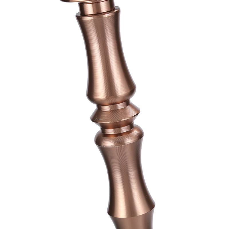Glass Hookah Complete Set with Everything Stainless Steel Shisha Down Stem