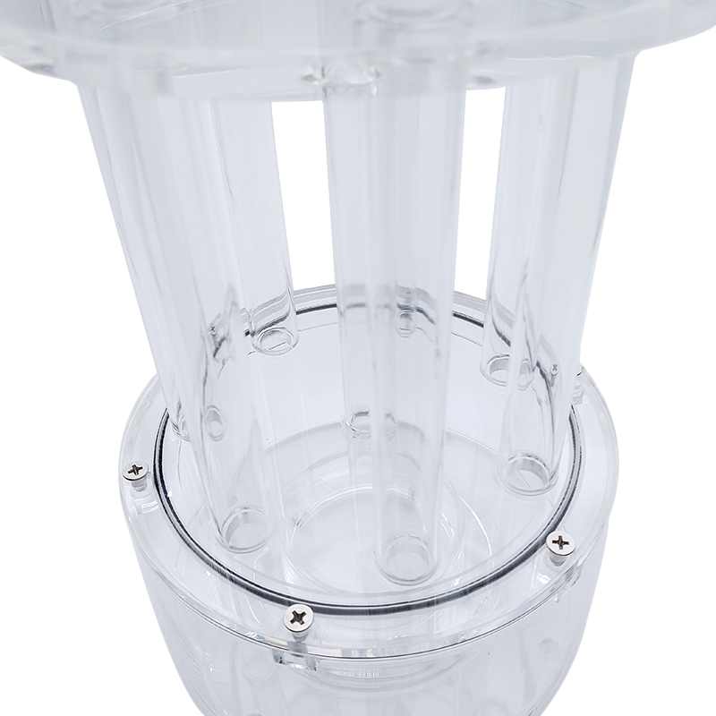 Gatling Hookah Set 4 Hose Colorful LED Light Acrylic Shisha Nargiule