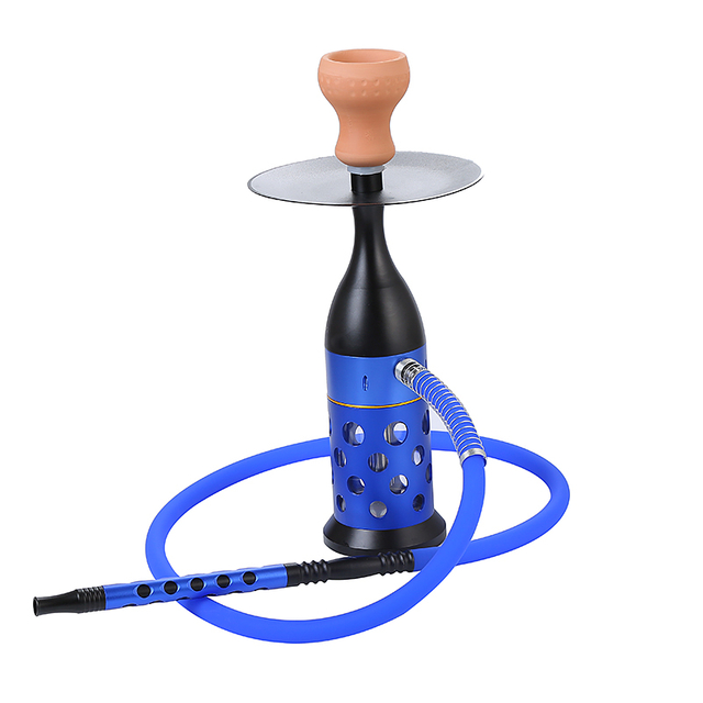 Wholesale Custom Colored Smoke Nargile Portable Led Shisha Set 