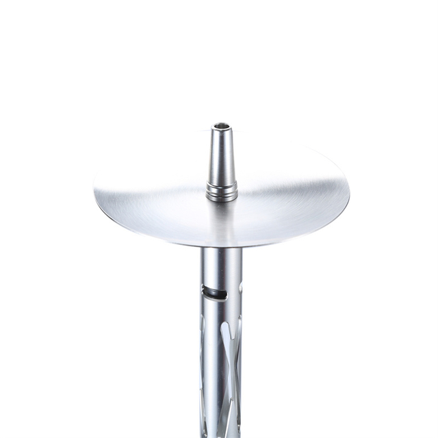 Premium 28.5" Aluminum CNC Single Hose Hookah Set with Silicone Washable Hoses