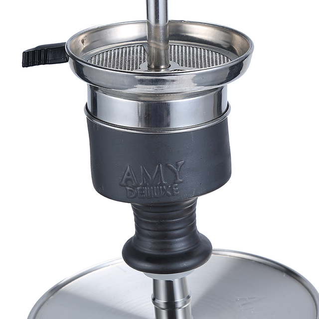 Amy Deluxe Hookah Medium Size - Stainless Steel Medium Size Shisha