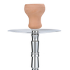 Silver Aluminum Hookah with Skull Base
