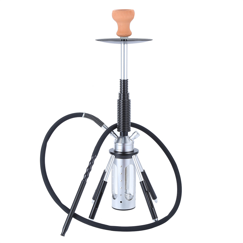 Luxury Big Rocket Shape Hookah Set With LED Light