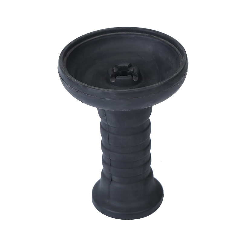 Hookah Bowl Silicone 1 Hole Phunnel Bowl Perfect with Charcoal Holder Black Shisha Bowl