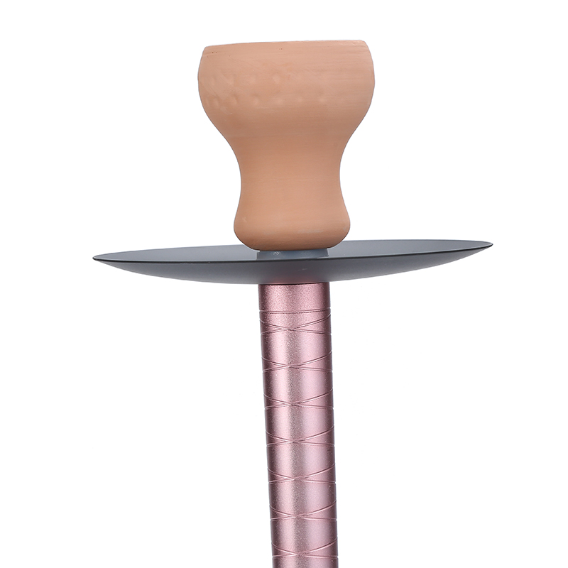 Portable Hookah Set with Everything Acrylic Hookah To Go Charcoal Holder Heat Management Device 