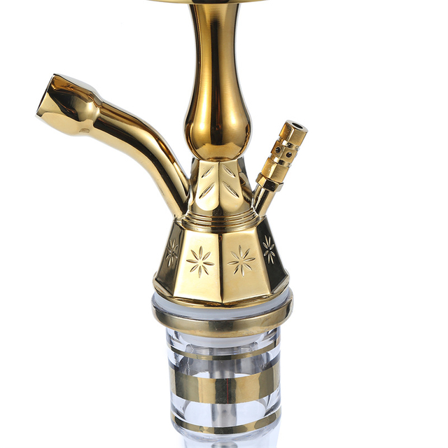 Fancy Glass Hookah Shesha Shisha Stainless Steel Hokah